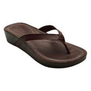 Olukai Women’s Full Grain Leather Sandals size 10